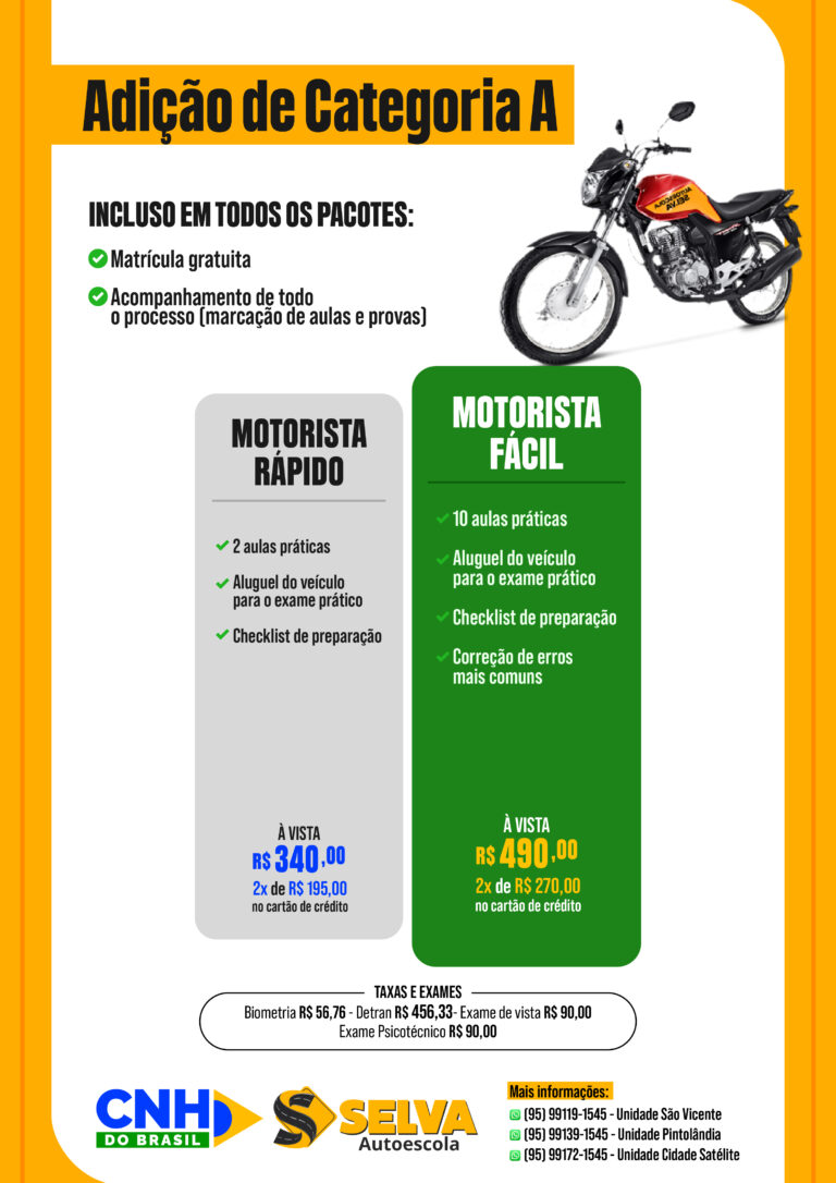 Adição Categoria A